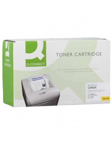 Toner Q-Connect compatibile con HP CE402A - giallo K15540QC