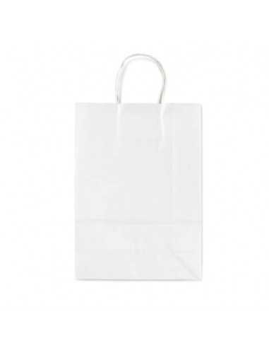 Sacchetti da regalo Rex-Sadoch Allegra tinta unita 22x10x27 cm bianco conf. da 25 - SDS22BIA