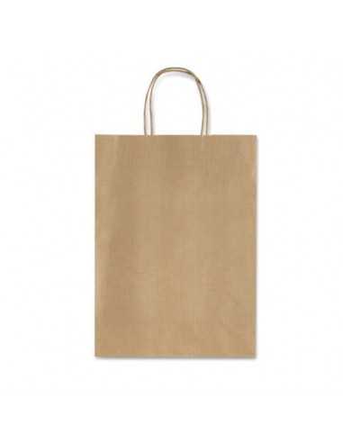 Sacchetti da regalo Rex-Sadoch Allegra tinta unita 26x12x36 cm avana conf. da 25 - SDS26AVN