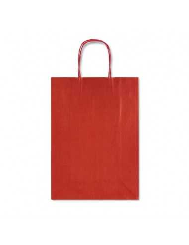 Sacchetti da regalo Rex-Sadoch Allegra tinta unita Dark 22x10x27 cm rosso conf. da 25 - SDF22-551