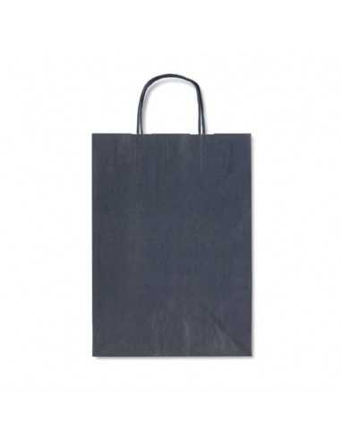 Sacchetti da regalo Rex-Sadoch Allegra tinta unita Dark 22x10x27 cm blu conf. da 25 - SDF22-561