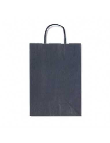 Sacchetti da regalo Rex-Sadoch Allegra tinta unita Dark 36x12x41 cm blu conf. da 25 - SDF36-561