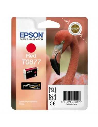 Cartuccia inkjet ink pigmentato blister RS T0877 Epson rosso C13T08774010