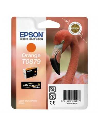 Cartuccia inkjet ink pigmentato blister RS T0879 Epson arancio C13T08794010