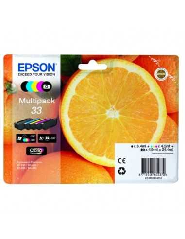 Cartucce inkjet Arance T33 Epson 5 colori Conf. 5 - C13T33374011