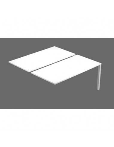 Postazione Open Space Artexport Bridge Bench 120x2 Seguito bianco BENCH120X2-SEGUITO-3