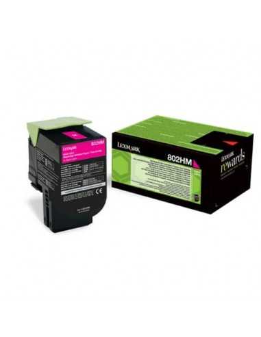 Toner alta resa return program 802HM Lexmark magenta 80C2HM0