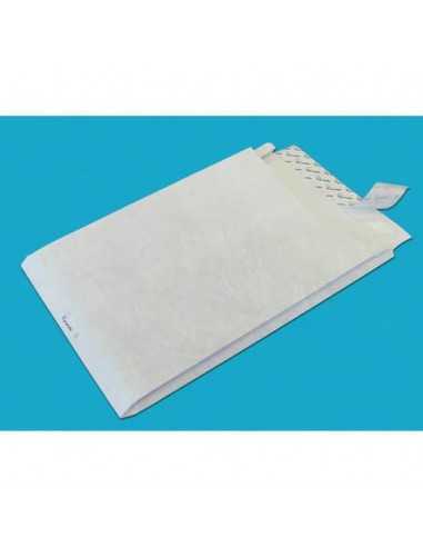 Buste a sacco con strip Tyvek Postyvek 55 g/m² bianco 25x35