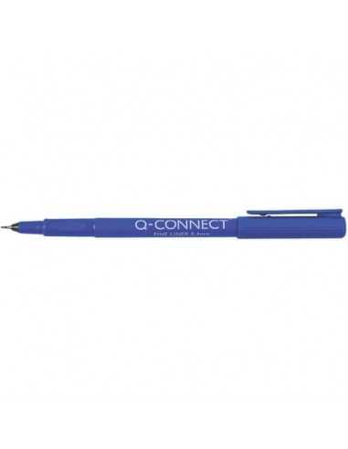 Fineliner Q-Connect 0.4 mm blu Conf. 10 pezzi - KF25008