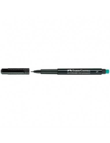 Marcatore permanente Faber-Castell Multimark nero SF 0