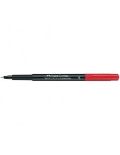 Marcatore permanente Faber-Castell Multimark 1525 M 1 mm rosso 152521