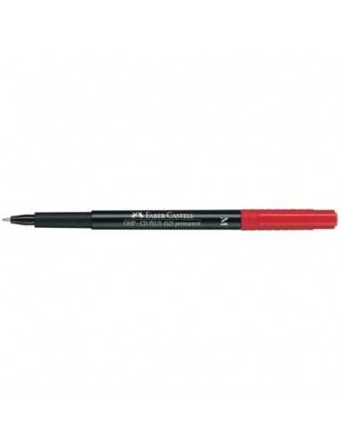 Marcatore permanente Faber-Castell Multimark 1525 M 1 mm rosso 152521