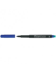 Marcatore permanente Faber-Castell Multimark 1525 M 1 mm blu 152551