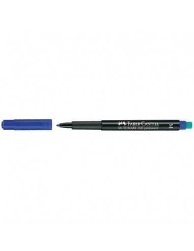 Marcatore permanente Faber-Castell Multimark 1525 M 1 mm blu 152551