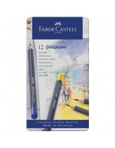 Matite colorate permanenti Goldfaber Faber-Castell 12 colori Con. 12 pezzi - 114712