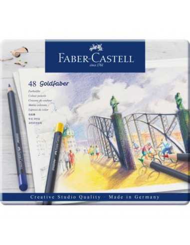 Matite colorate permanenti Goldfaber Faber-Castell 48 colori Con. 48 pezzi -114748