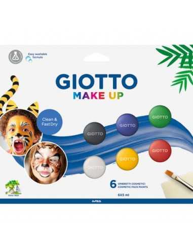 Set di 6 ombretti cosmetici GIOTTO Make Up bianco