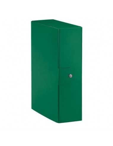 Cartella portaprogetti Esselte C90 DELSO ORDER dorso 10 cm presspan lucido verde 25x35 cm - 390390180