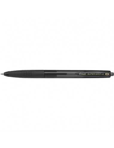 Penna a sfera a scatto Pilot Super Grip G punta M nero 1614