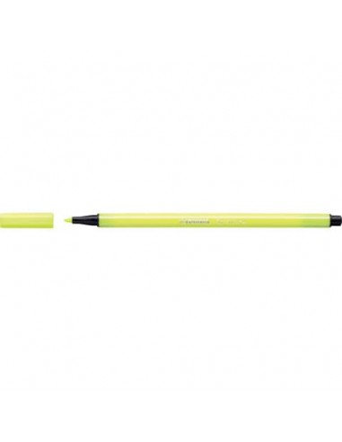 Pennarelli Stabilo Pen 68 1 mm giallo fluo - 68/024