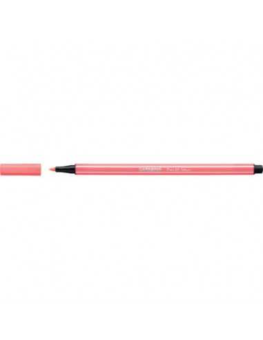 Pennarelli Stabilo Pen 68 1 mm rosso fluo - 68/040