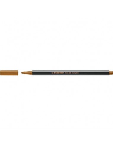 Pennarelli Stabilo Pen 68 metallic 1 mm bronzo - 68/820