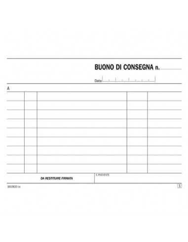 Blocco buoni di consegna flex 11