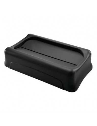 Coperchio basculante per Slim Jim Rubbermaid BLACK FG267360BLA