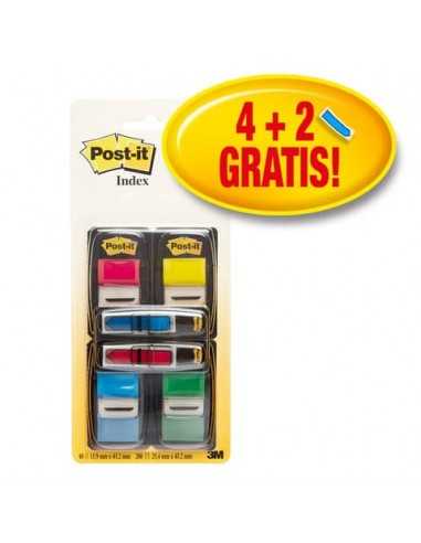 Segnapagina Post-it® 680 + Post-it® Mini 684 Freccia - PROMO PACK 4+2 - 680-P6