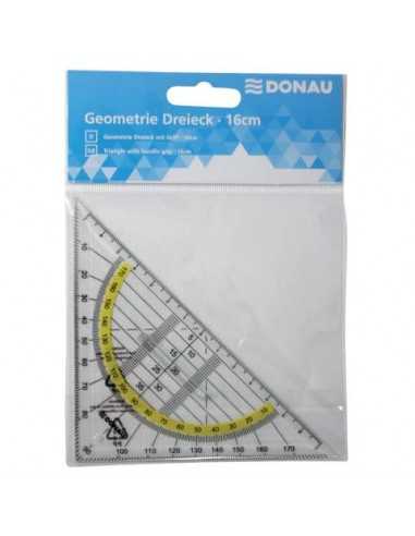 Squadra con goniometro Donau con impugnatura 16 cm 4210002-00