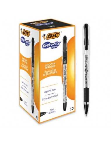 Penna gel con cappuccio BIC Gelocity Stic 0