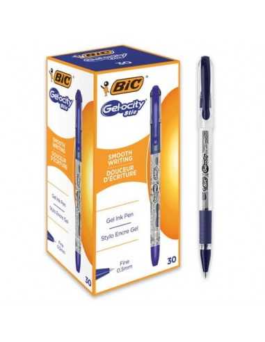 Penna gel con cappuccio BIC Gelocity Stic 0