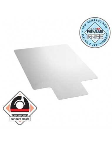 Tappeto protettivo a U Floortex CLEARTEX® ValuMat™ 90x120 cm - pavimenti duri - trasparente FC129017LV