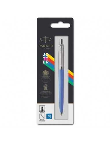 Penna a sfera Parker Jotter Original Plastic M fusto Blu 2076052