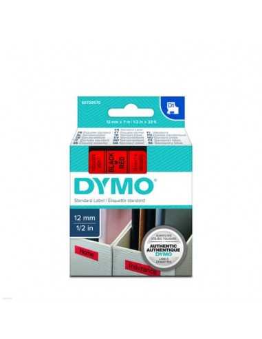 Nastro per etichettatrici Dymo D1 12 mm x 7 m Nero/Rosso S0720570