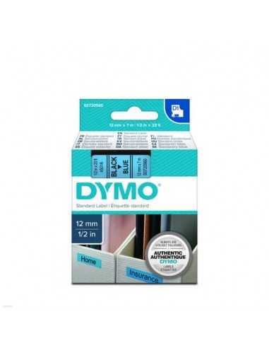 Nastro per etichettatrici Dymo D1 12 mm x 7 m Nero/Blu S0720560