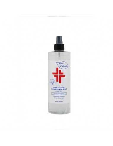 Spray igienizzante superfici (alcol 70%) 400 ml - Active linea Bosco di Rivalta - flacone trasparente - BOS014