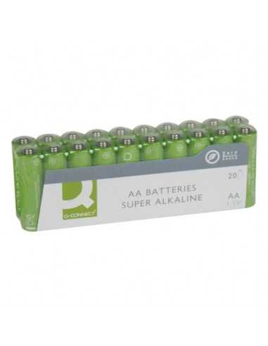 Batterie alcaline Q-Connect AA conf. 20 pezzi - KF10848