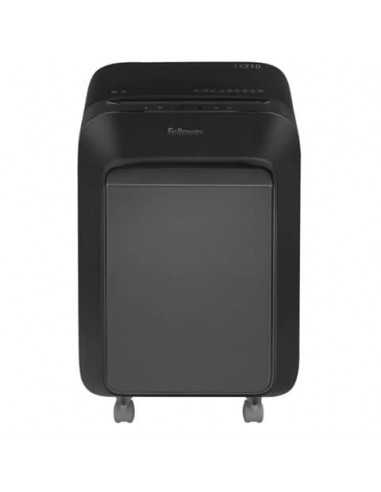 Distruggidocumenti Powershred LX210 Fellowes taglio a mini frammento 4x12 mm DIN P-4 fino a 16 fogli - nero FW5502501