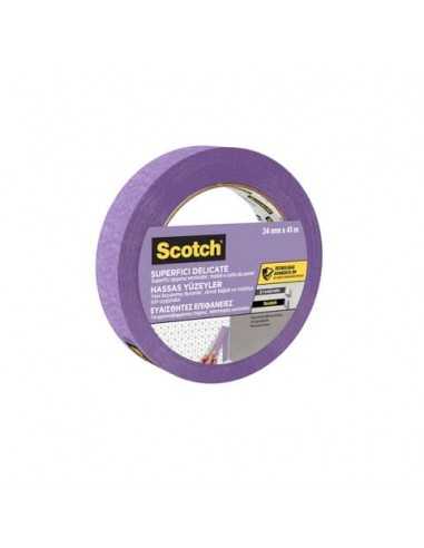 Nastro di mascheratura per superfici delicate Scotch® 2080 24 mm x 41 m viola - 2080IGT24