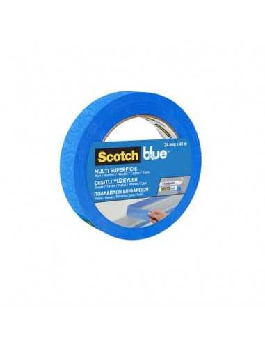 Nastro di mascheratura multisuperficie Scotch® Blue™ 2090 24 mm x 41 m blu - 2090IGT24