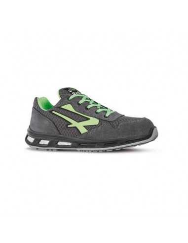 Scarpe antinfortunistiche basse Point S1P U-Power nylon grigio-verde n° 40 - RL20036 POINT S1P 40