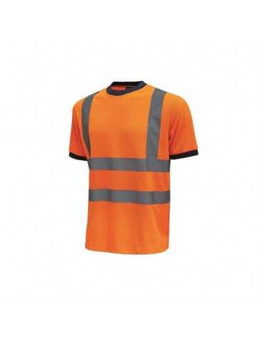 EC - T-Shirt alta visibilità Glitter U-Power cotone-poliestere arancio fluo - Taglia L - HL197OF GLITTER L