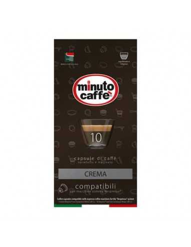 Caffè in capsule compatibili Nespresso Minuto caffè Espresso love3 crema - astuccio 10 pezzi - 01400