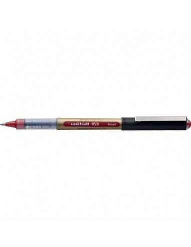 Penna Roller inchiostro liquido Uni-Ball Eye punta media 1 mm rosso M UB150 10 R