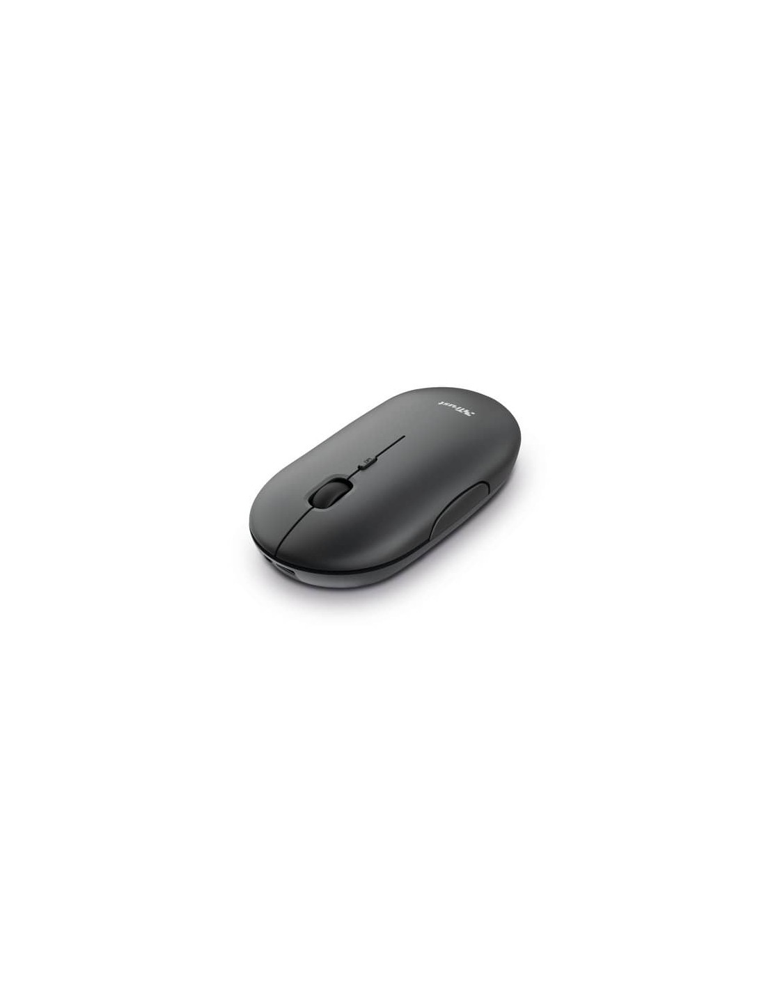 Mouse ultrasottile wireless ricaricabile Trust Puck h. 2,7 cm - ricevitore  USB A 2.0 nero - 24059