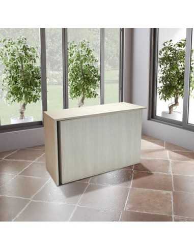 Scrivania a ribalta incassata Frensy 80x22xH.93 cm Bodega 7477-7478