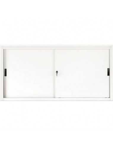 Sopralzo per armadio in metallo a porte scorrevoli Tecnical 2 612S 120x45x85 cm bianco