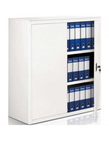 Armadio in metallo a porte battenti A-210 - 100x45x116 cm Tecnical 2 bianco