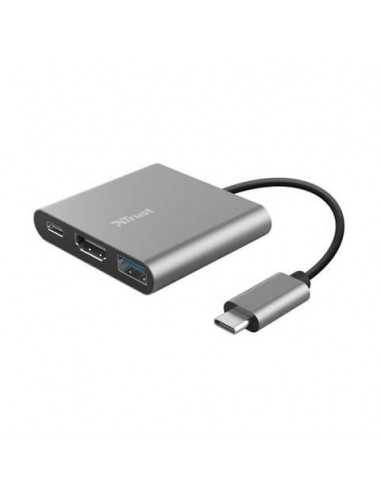 Adattatore USB-C Trust DALYX 3 - multiporta 3-in-1 HDMI